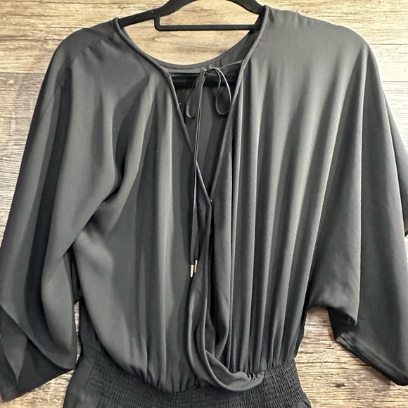 White House Black Market Black Romper - Picture 3 of 8